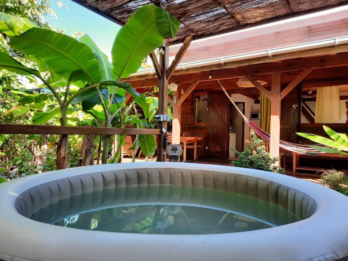 Kaz Creole Aventure Tropicale Insolite, Fibre, Jardin Et Jacuzzi Prives Saint-Francois  Exterior photo