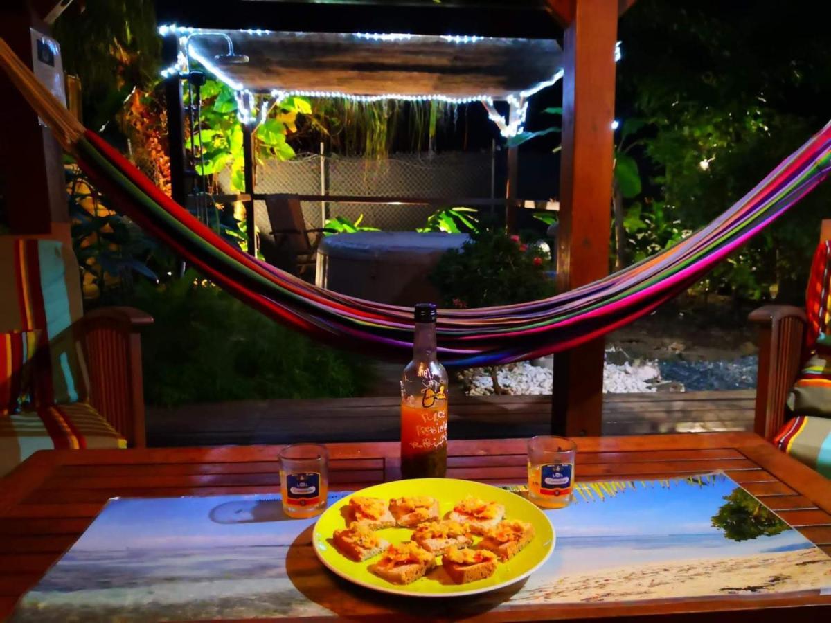 Kaz Creole Aventure Tropicale Insolite, Fibre, Jardin Et Jacuzzi Prives Saint-Francois  Exterior photo