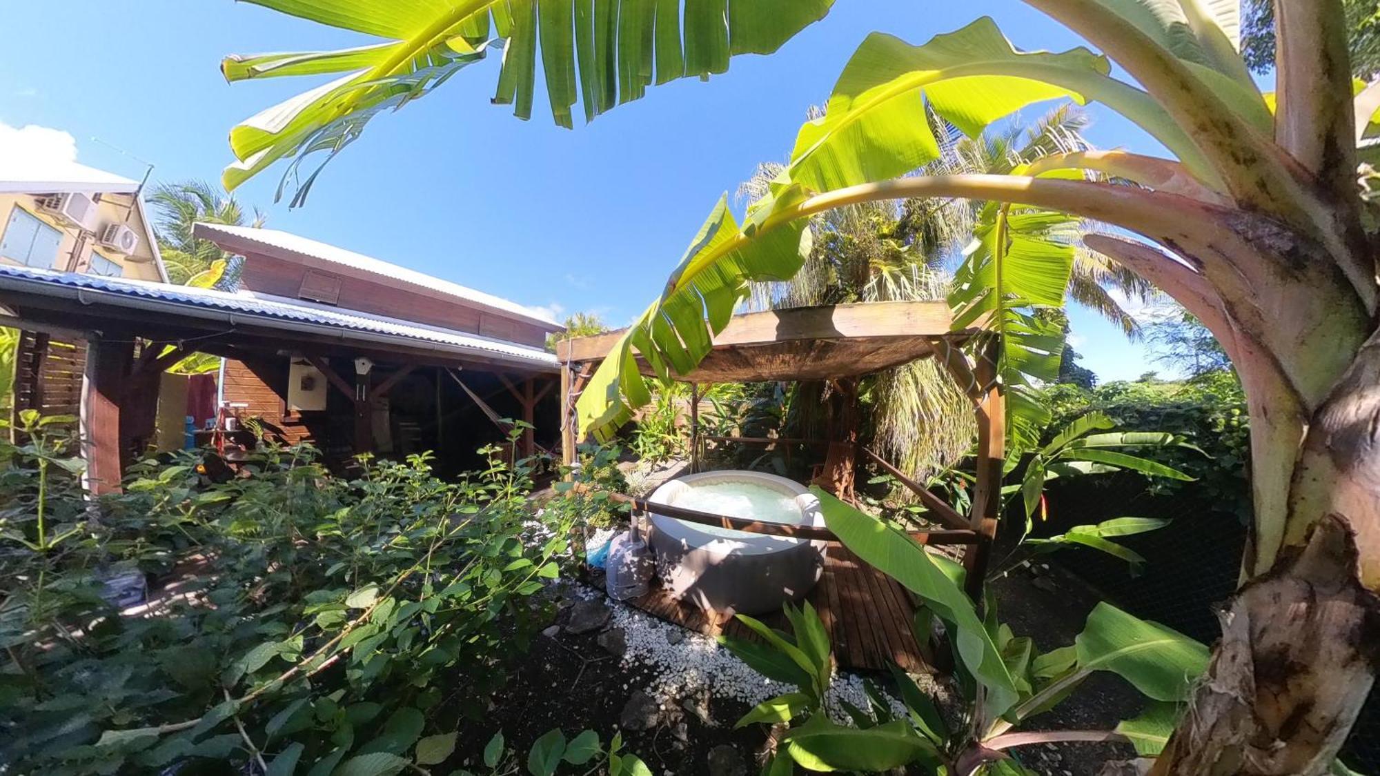 Kaz Creole Aventure Tropicale Insolite, Fibre, Jardin Et Jacuzzi Prives Saint-Francois  Exterior photo